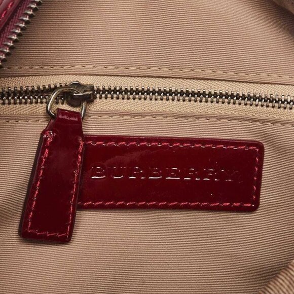 Burberry Beige/Red Supernova Star Check Coated Canvas and Leather Crossbody Bag - Picture 4 of 12